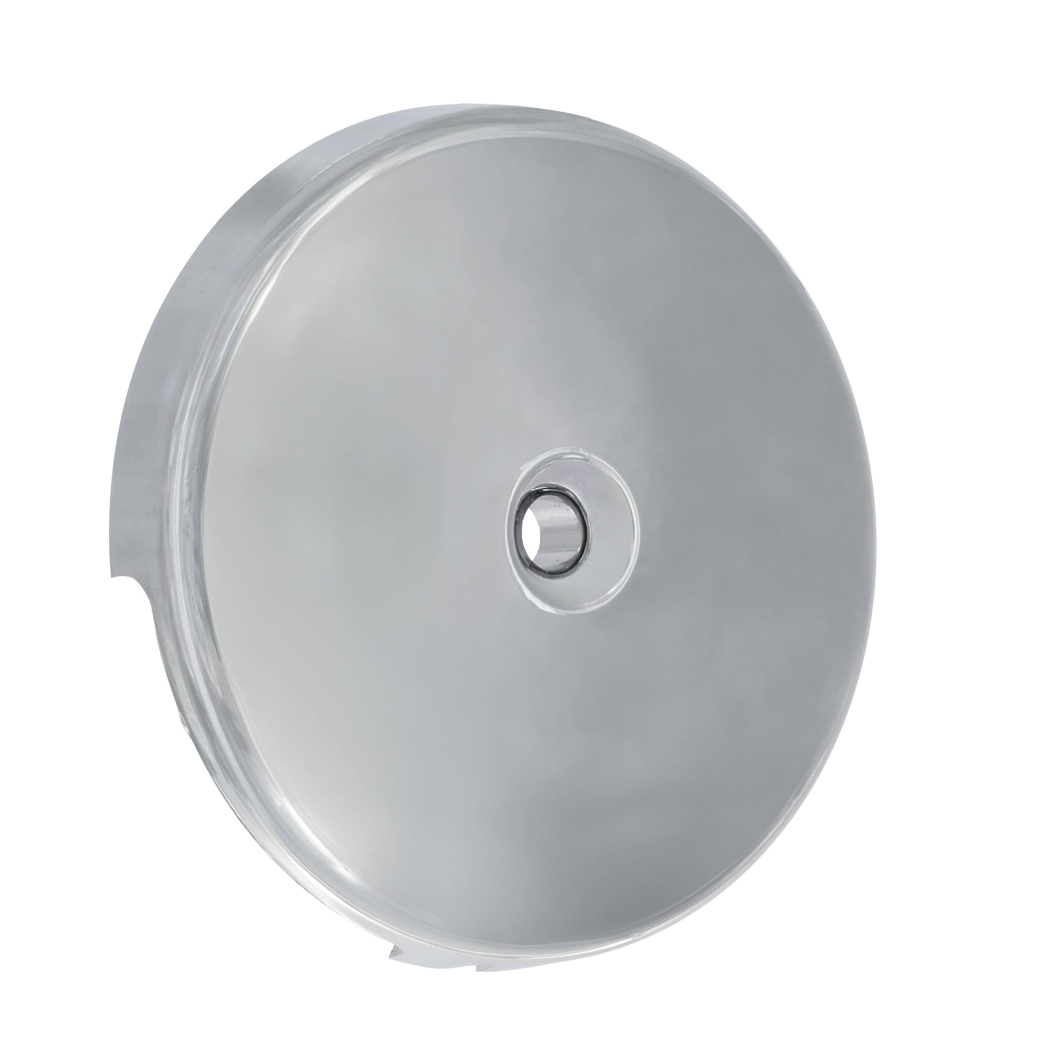 89052 Overflow Plate, Plastic/Stainless Steel, Chrome-Plated, For: 1-Hole Bathtub Drains