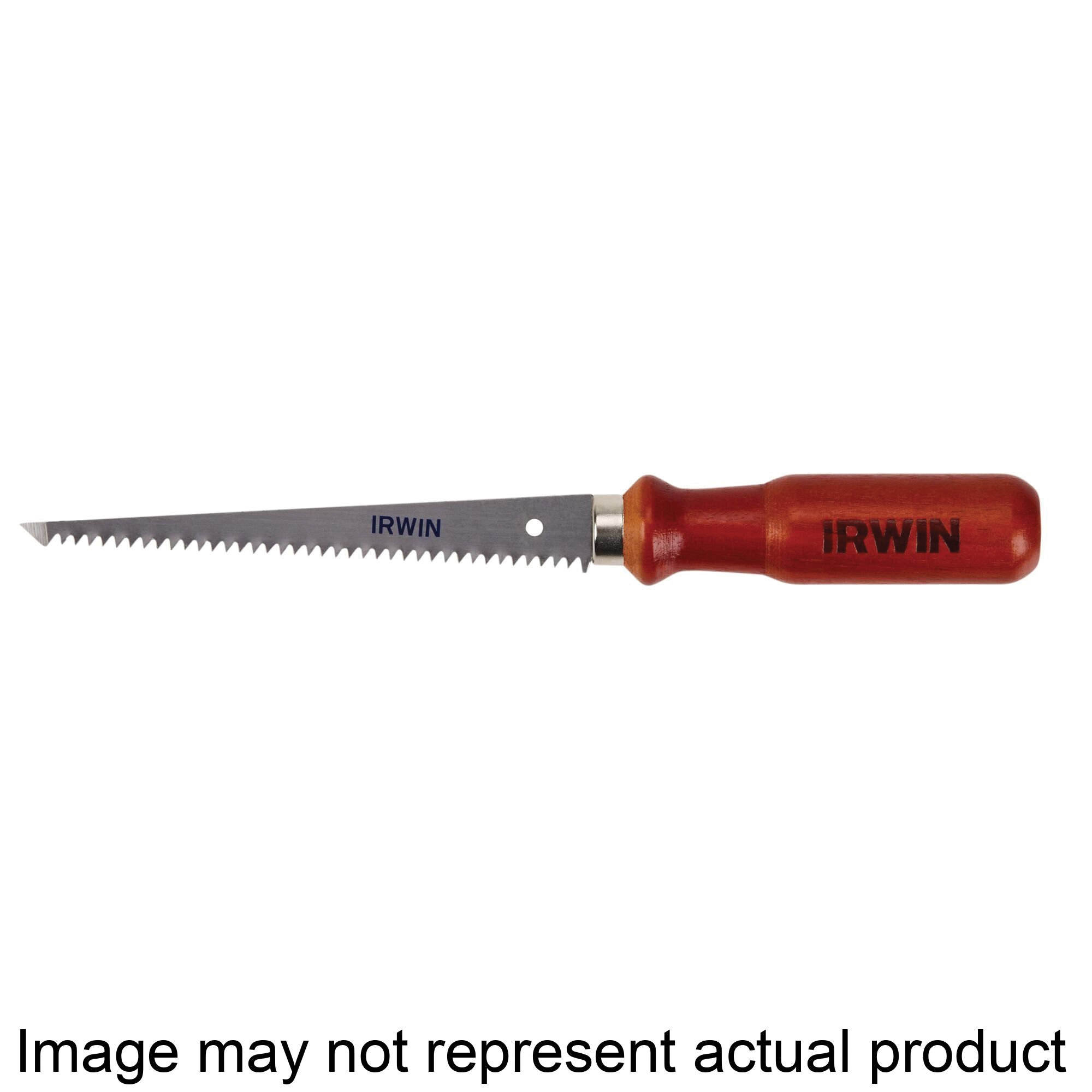 2014102 Jab Saw, 6-1/2 in L Blade, Steel Blade, 7 TPI, Hardwood Handle