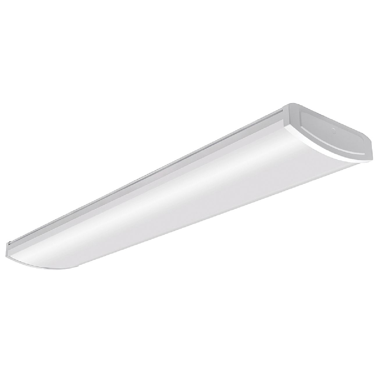 54677441 Wrap Light, 120/277 VAC, 57 W, LED Lamp, 5431 Lumens, 4000 K Color Temp, White Fixture