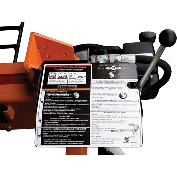 Brave PCLS2013GC Log Splitter, Gasoline - 3