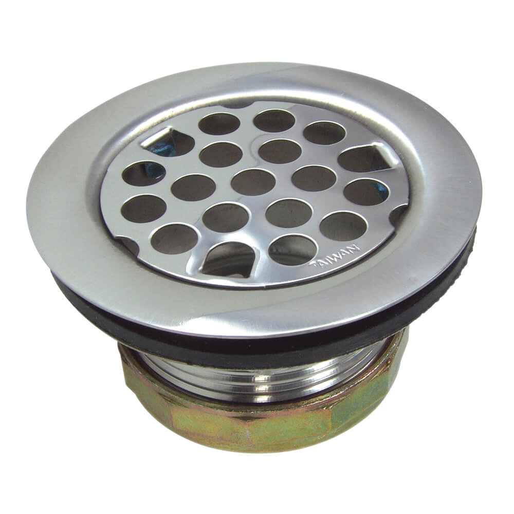 89072 Basket Strainer Assembly, 3-3/4 in Dia, Brass, Chrome