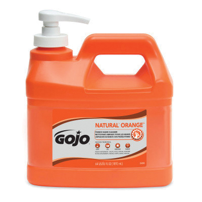 0958-04 Hand Cleaner, Liquid, Gray, Citrus, 0.5 gal Bottle