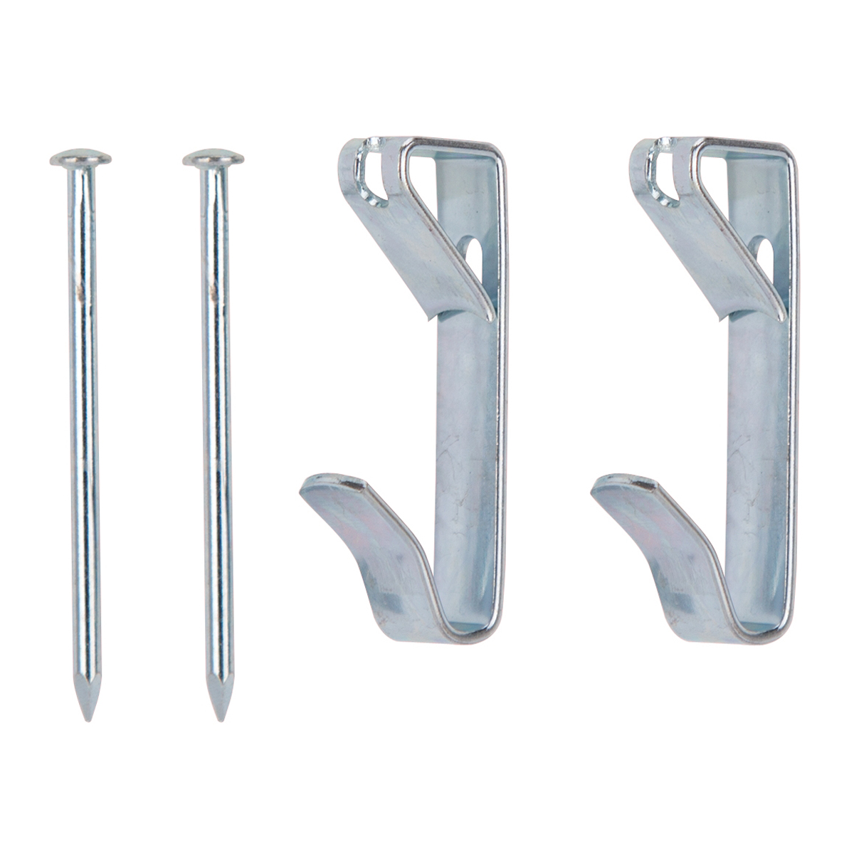 PH-121100-PS Picture Hanger, 100 lb, Steel, Zinc, Zinc, Nail