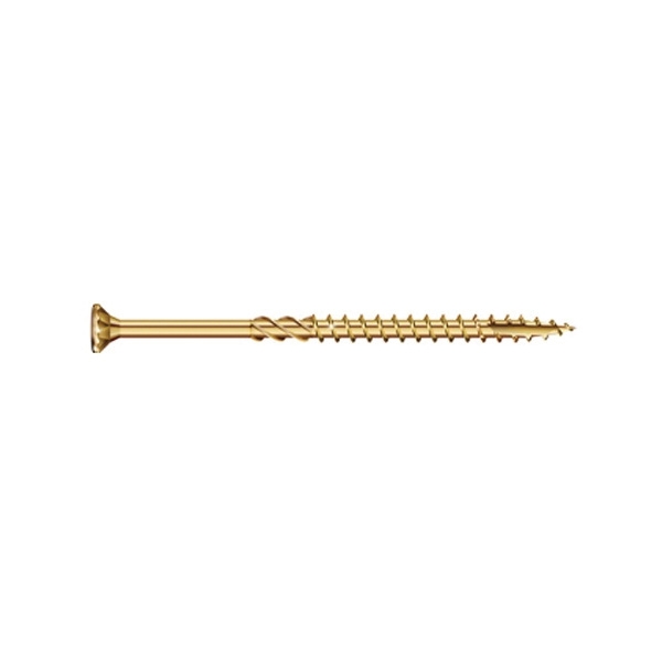R4 00143 Framing and Decking Screw, #10 Thread, 4-3/4 in L, Round Head, Star Drive, Steel