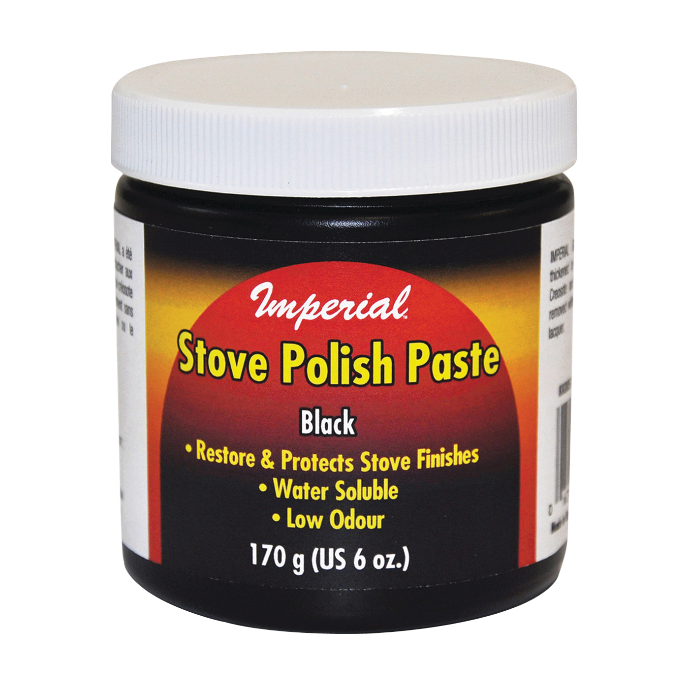 KK0059 Stove Polish, Paste, Opaque Black, Neutral Oil, 6 fl-oz Jar
