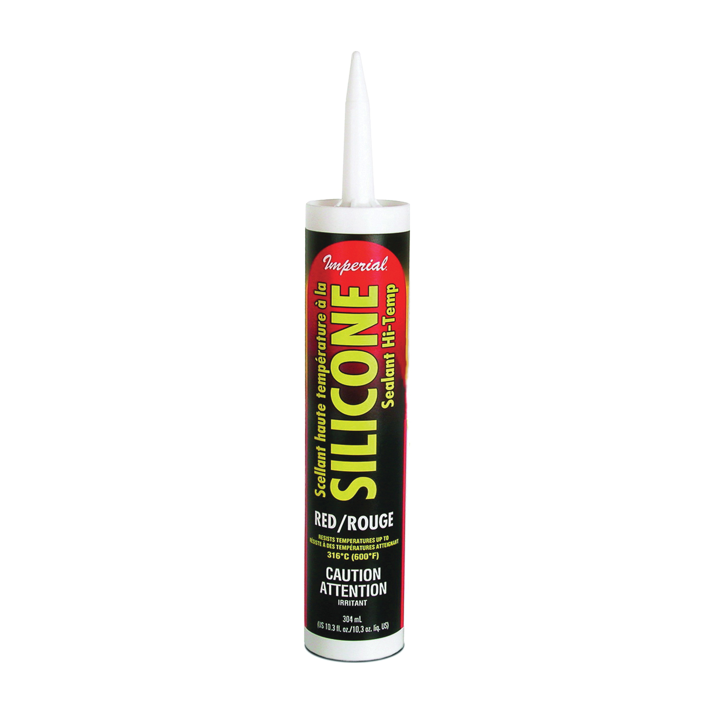 KK0205 Silicone Sealant, Paste, Red, 10.3 oz Cartridge
