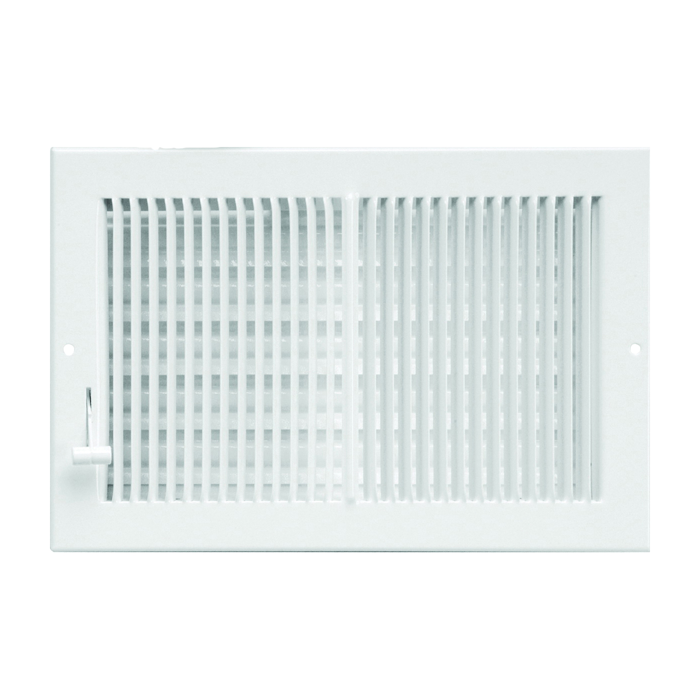 RG0299 Multi-Shutter Register, 7-1/4 in L, 13-1/4 in W, Steel, White
