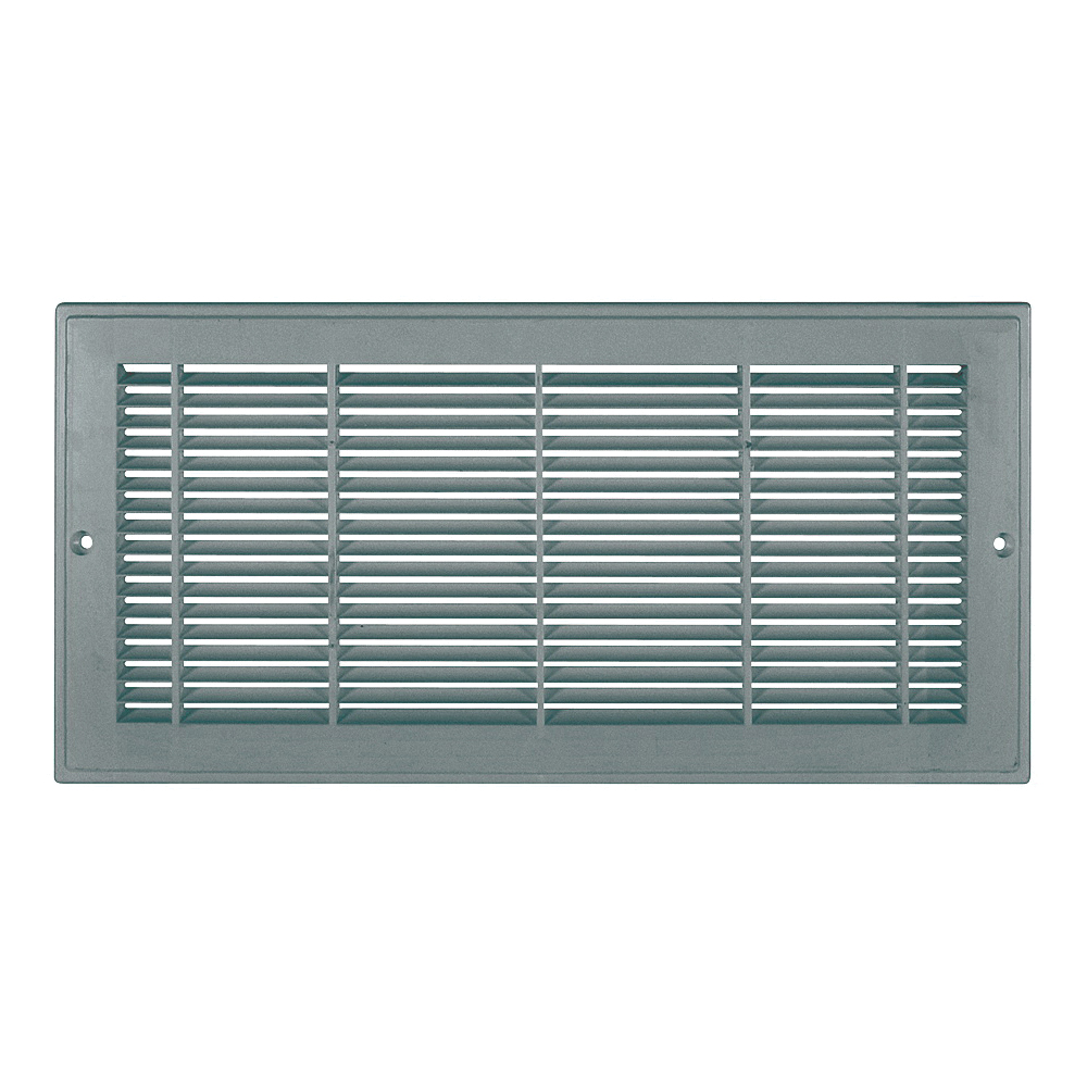 RG3010 Grille, 13-1/4 in L, 7-1/4 in W, Rectangular, Polystyrene, White, Powder-Coated