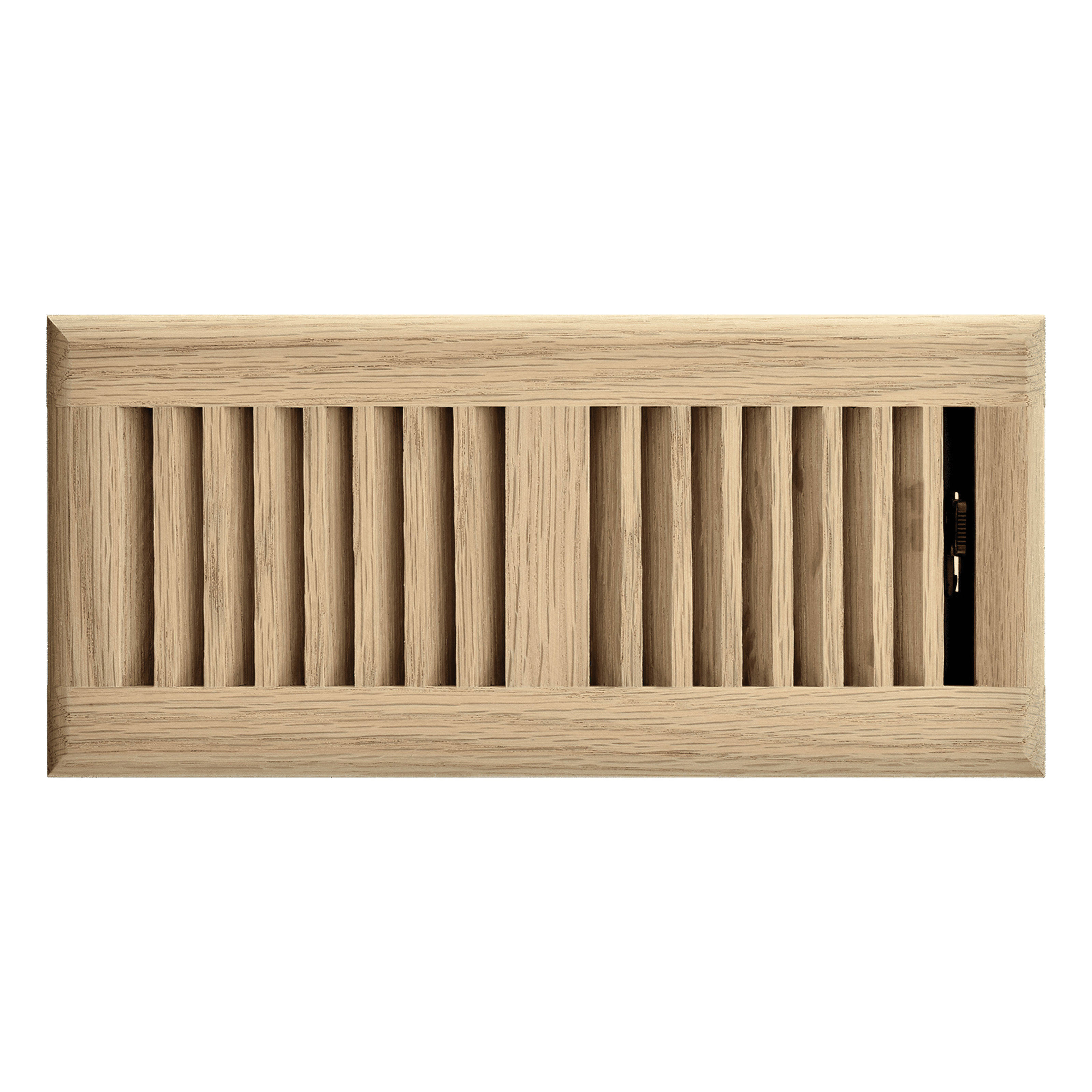 RG2194 Floor Register, 4 in L, 12 in W, Polystyrene, Light Oak