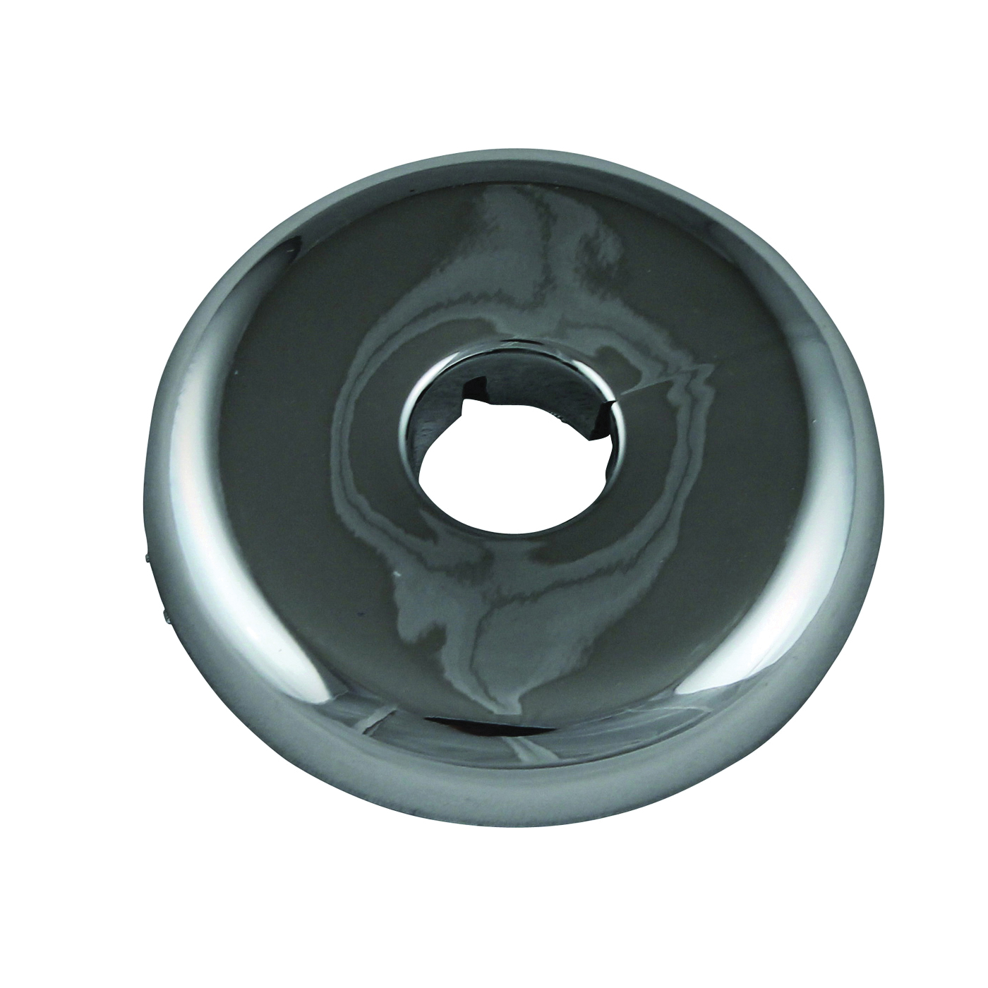 PP101-12 Floor and Ceiling Plate, 3-1/2 in OD, For: 1/2 in Pipes, Plastic, Chrome