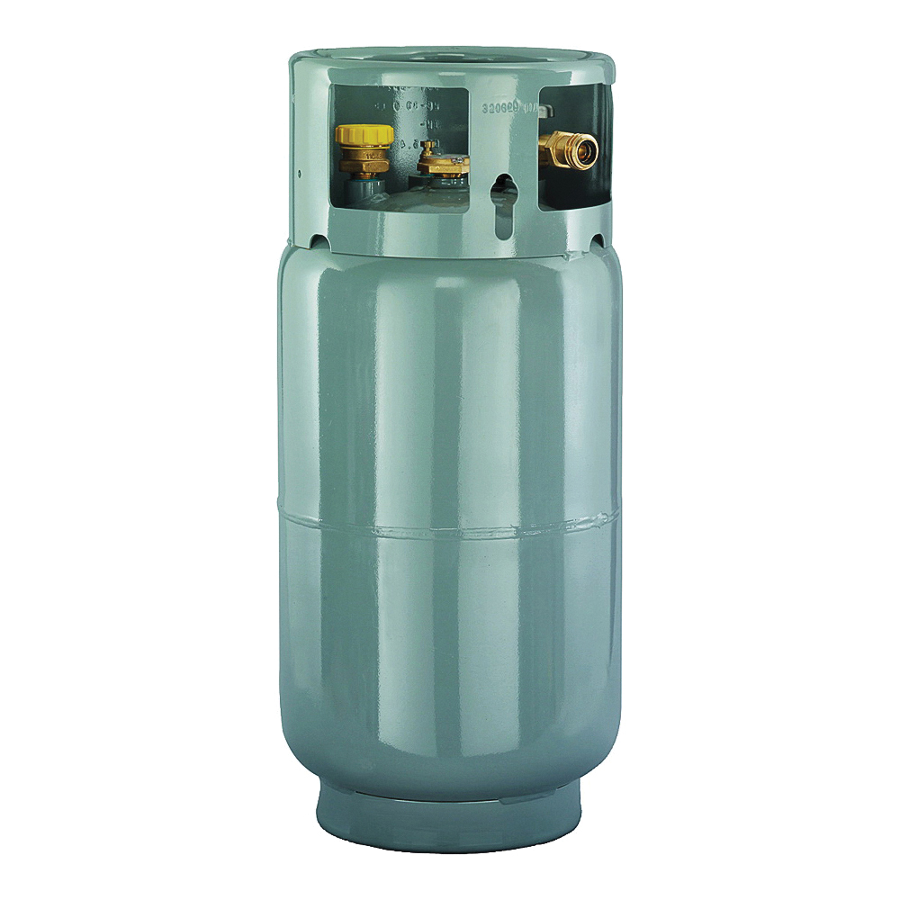 Worthington 305431 Propane Gas Cylinder, 33.5 lb Tank, Steel, Gray