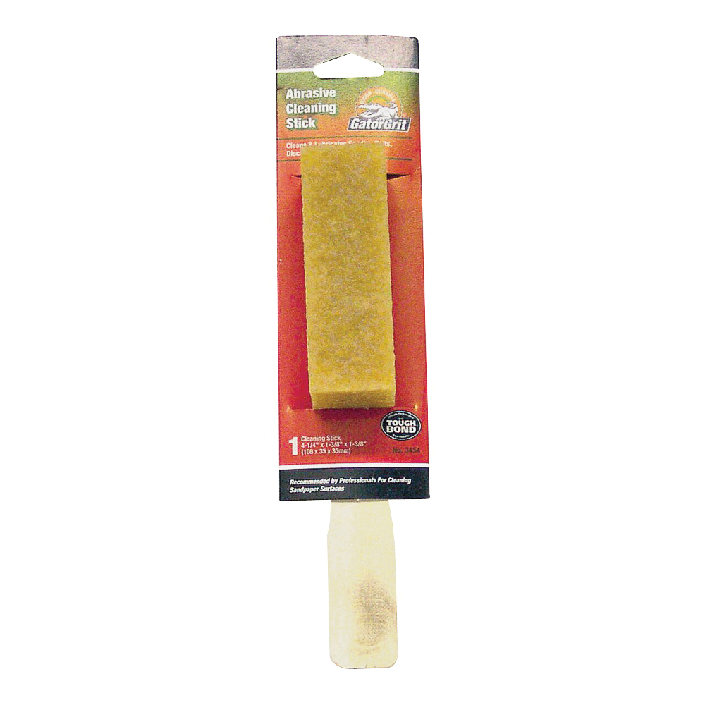 3454 Abrasive Cleaning Stick with Handle, Natural Rubber