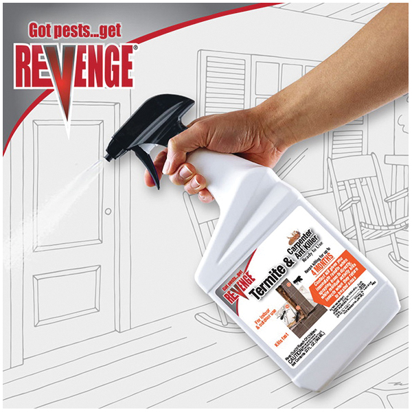 Bonide 371 Termite and Carpenter Ant Killer, Liquid, Spray Application, 32 oz Bottle