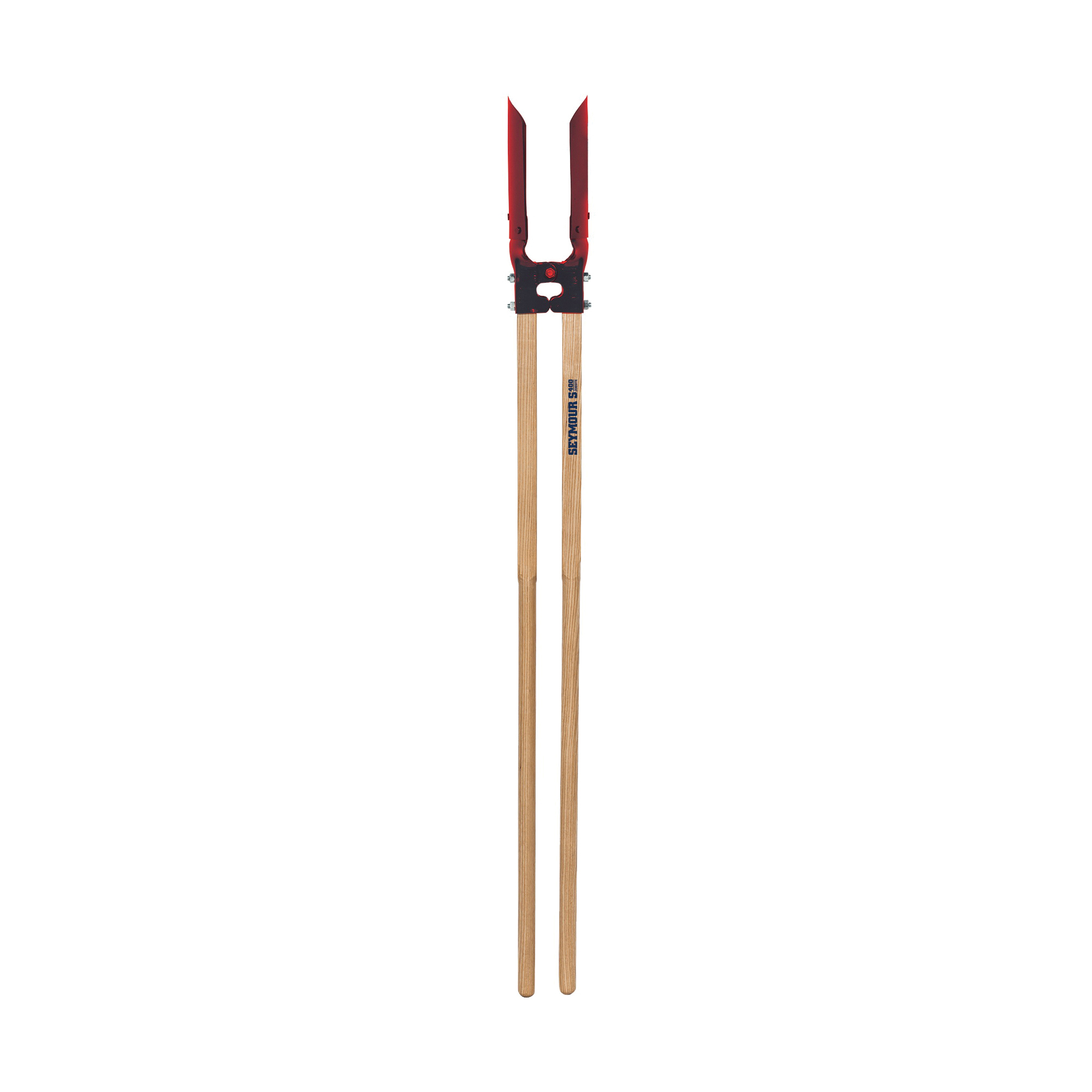 21100 Post Hole Digger, 12 in Blade, Triple Riveted Blade, HCS Blade, Hardwood Handle, Square Cut Handle