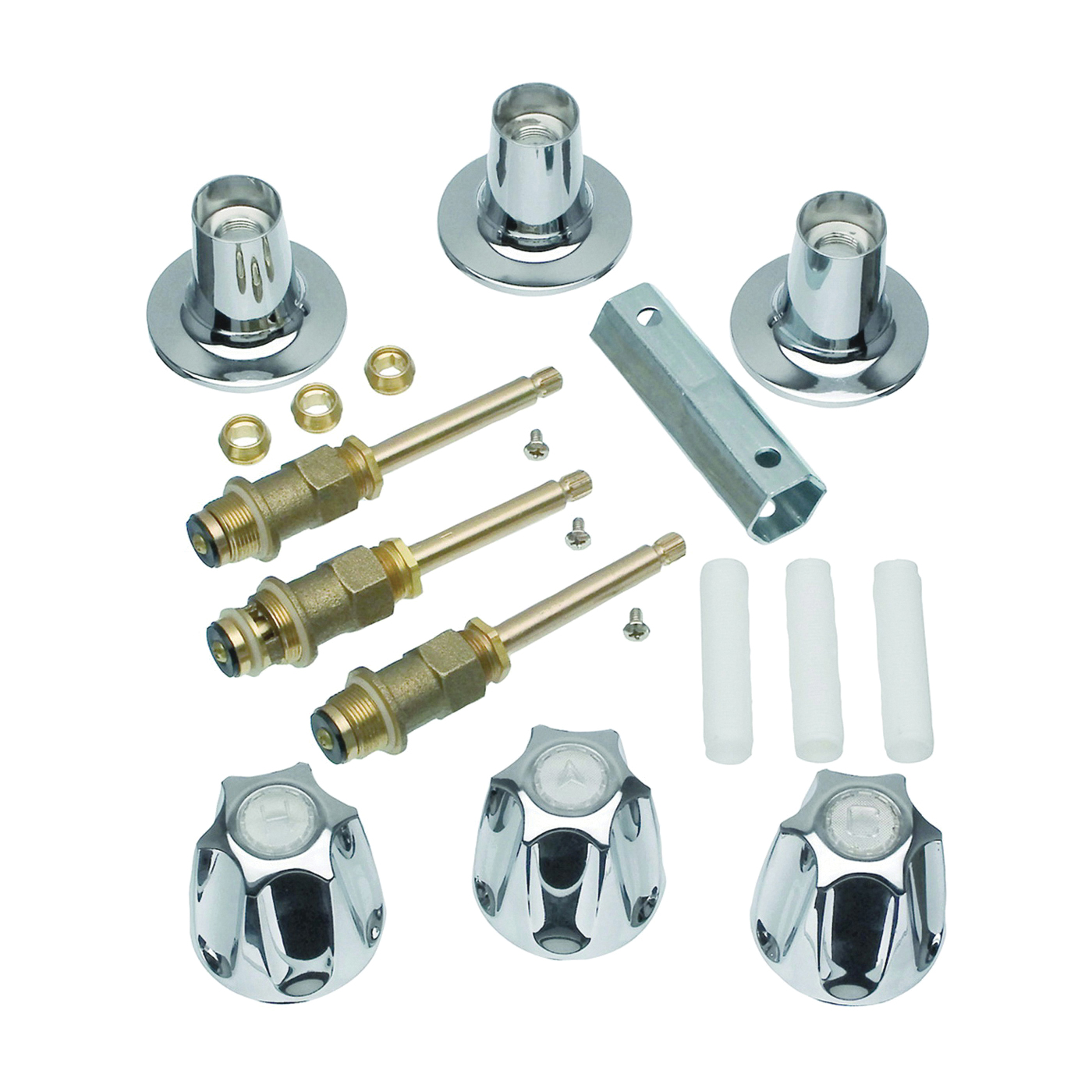 39619 Tub/Shower Remodeling Kit, Chrome-Plated