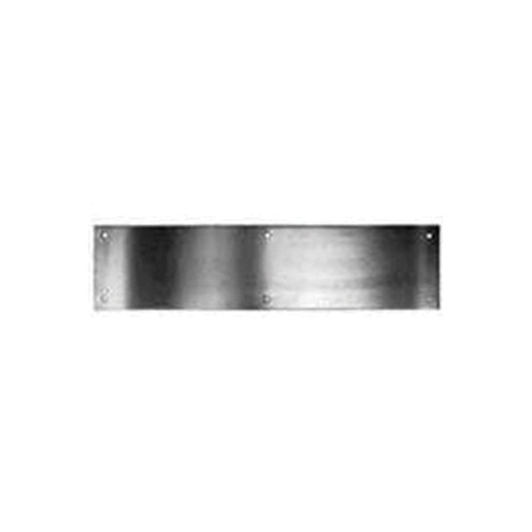 C8400PA28 6X34 Kick Plate, 34 in L, 6 in W, Aluminum, Anodized