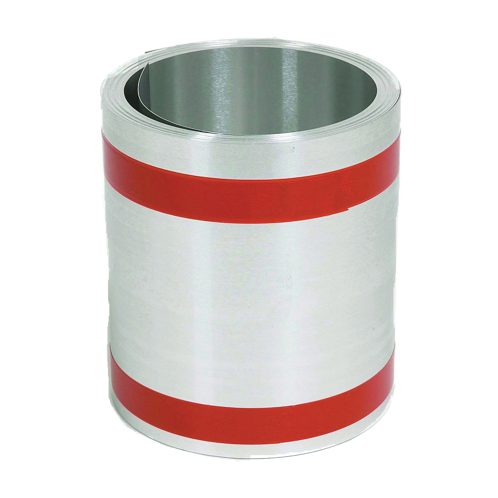 66306 Roll Valley Flashing, 10 ft L, 6 in W, Aluminum, Silver