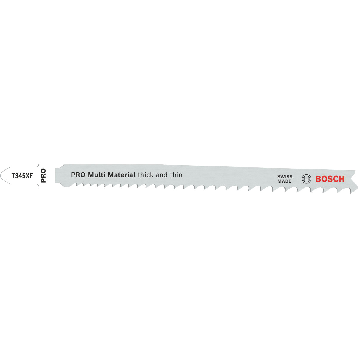 T345XF Jig Saw Blade, 0.39 in W, 5-1/4 in L, 5/10 TPI, HSS Cutting Edge