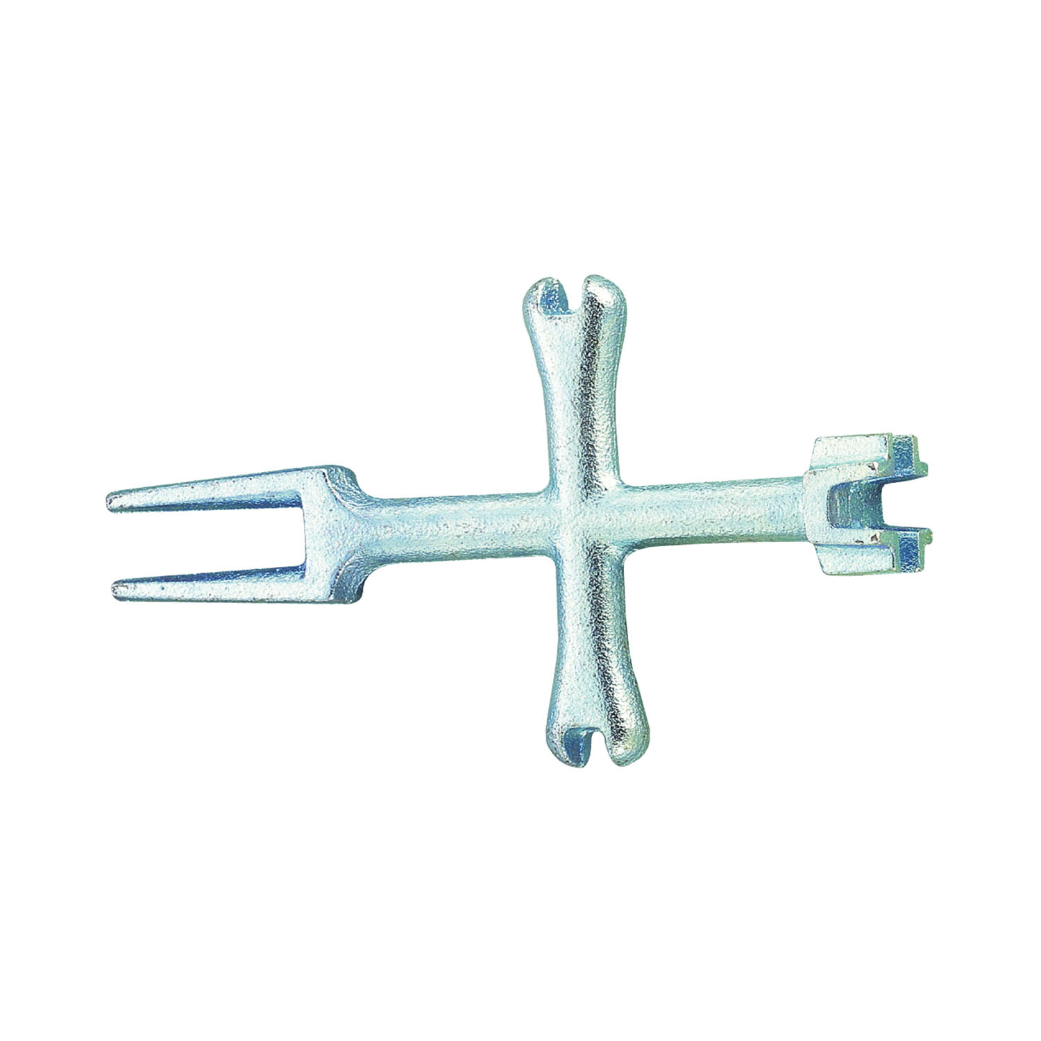 T148-3L Plug Wrench, 6 in L, Iron, Zinc-Plated