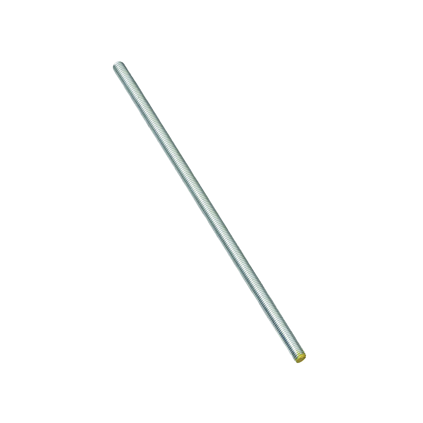 N179-515 Threaded Rod, 3/8-16 Thread, 36 in L, A Grade, Steel, Zinc, UNC Thread