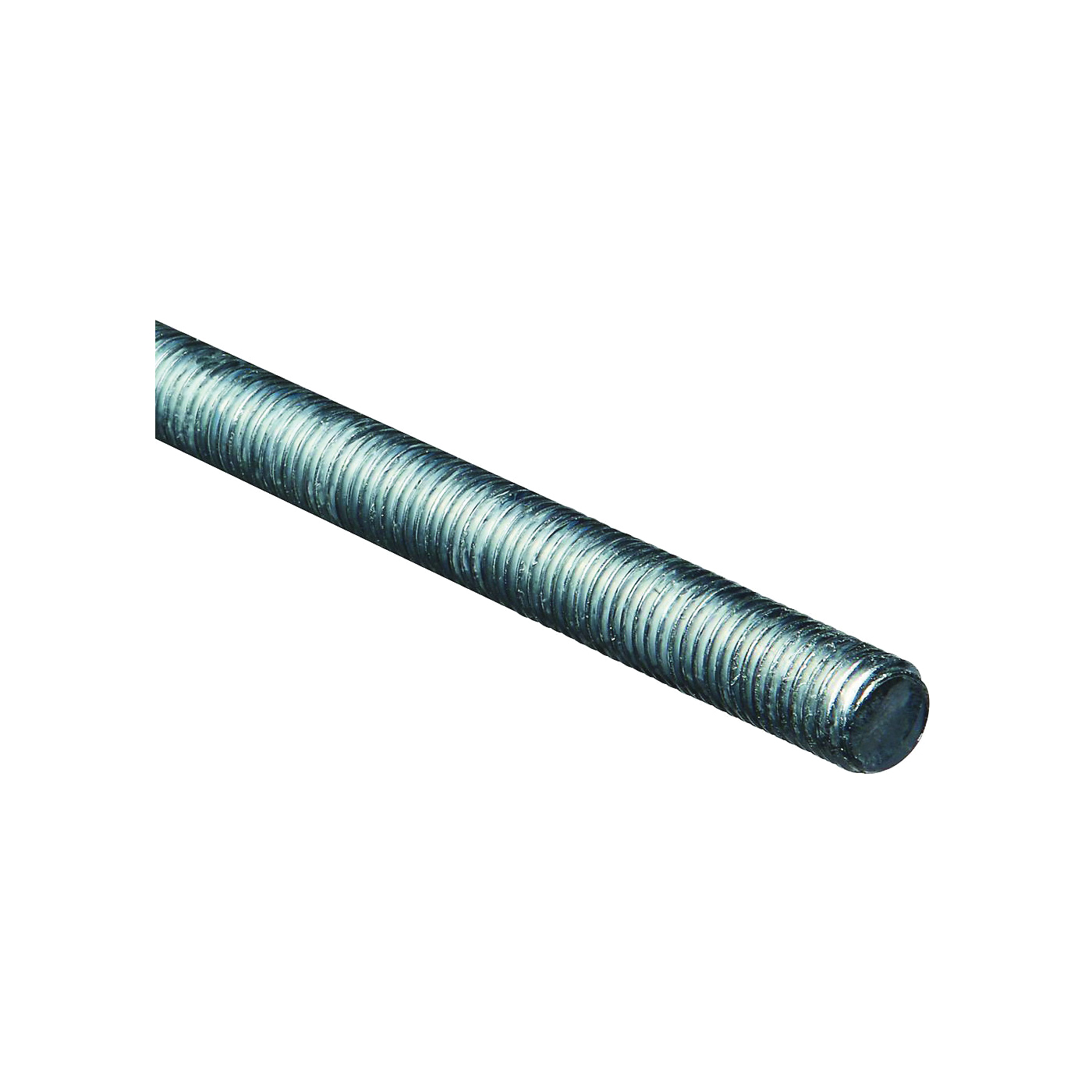 N179-549 Threaded Rod, 5/8-11 Thread, 36 in L, A Grade, Steel, Zinc, UNC Thread