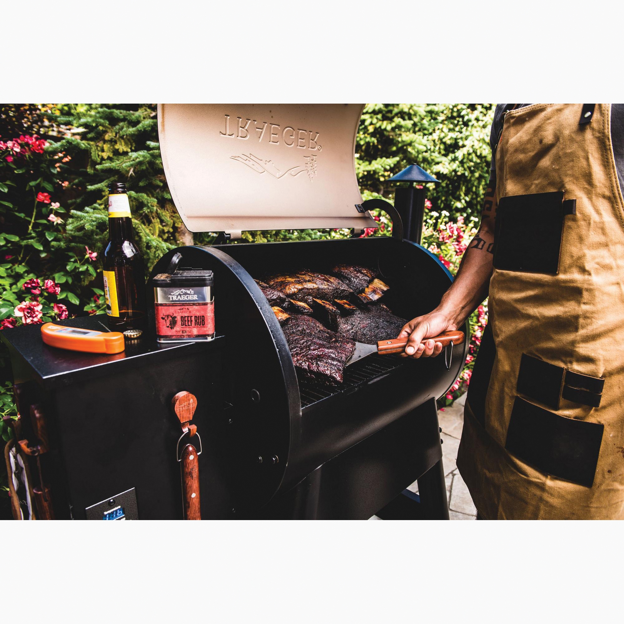 Traeger BAC366 Grill Grate Kit, 19 in L, 10 in W, Iron/Porcelain