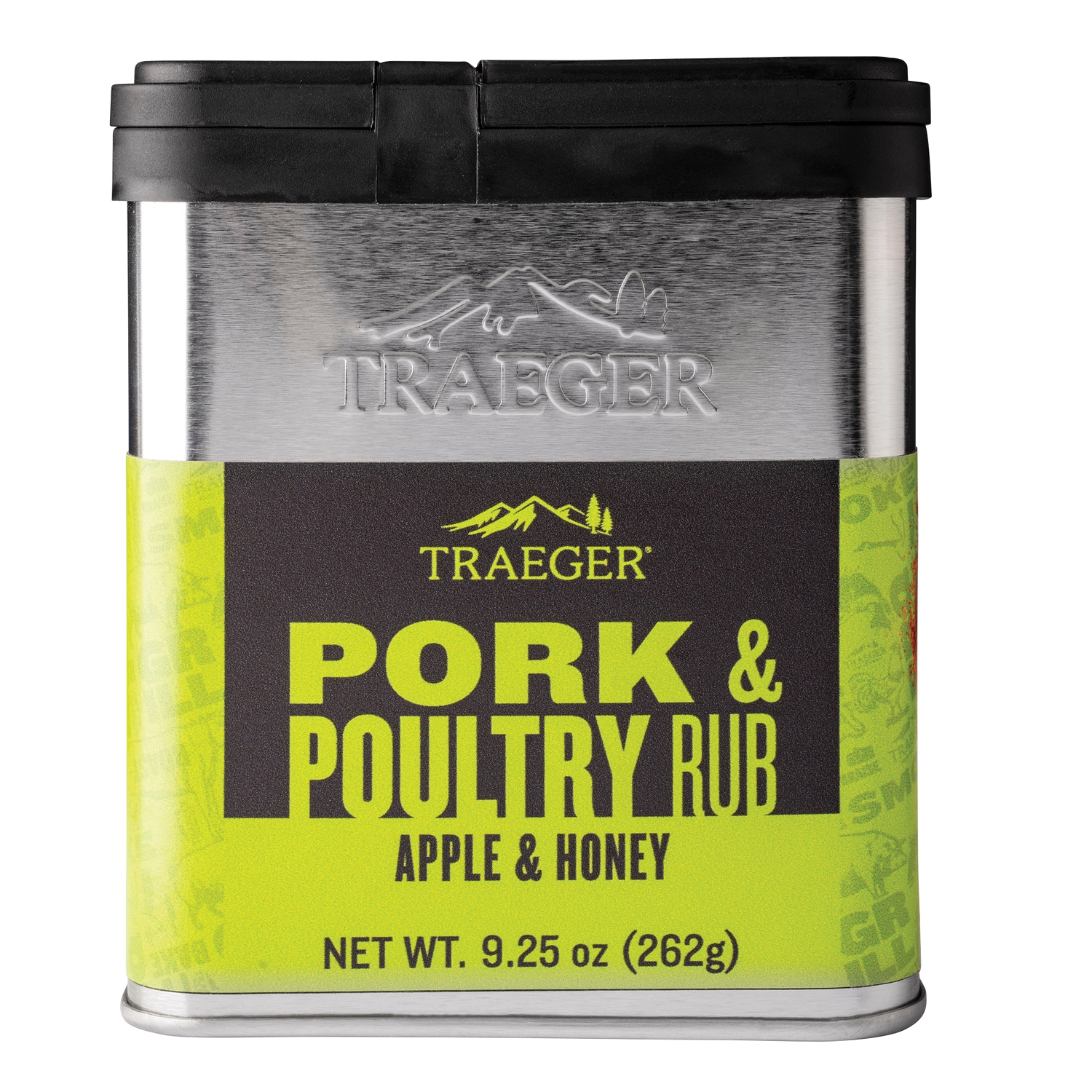 TRAEGER SPC171 Rub, Apple, Honey, 9.25 oz Tin