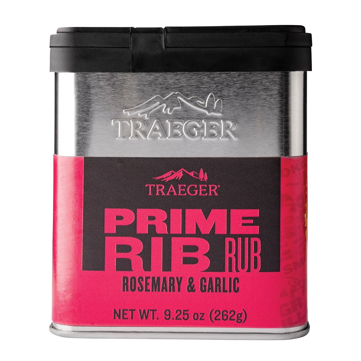 TRAEGER SPC173 Prime Rib Rub, Garlic, Rosemary, 9.25 oz Tin