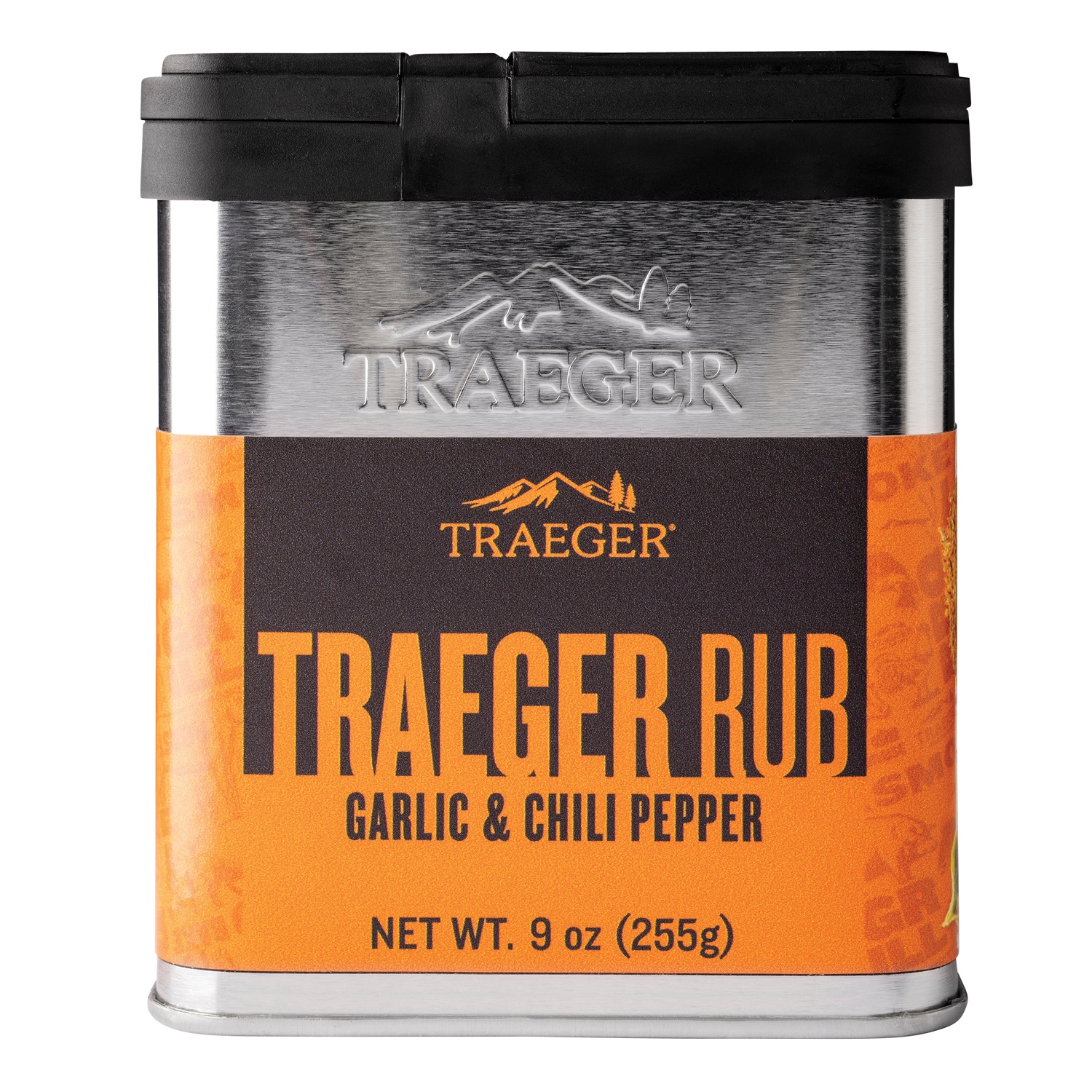 TRAEGER SPC174 Rub, Chili Pepper, Garlic, 9 oz Tin