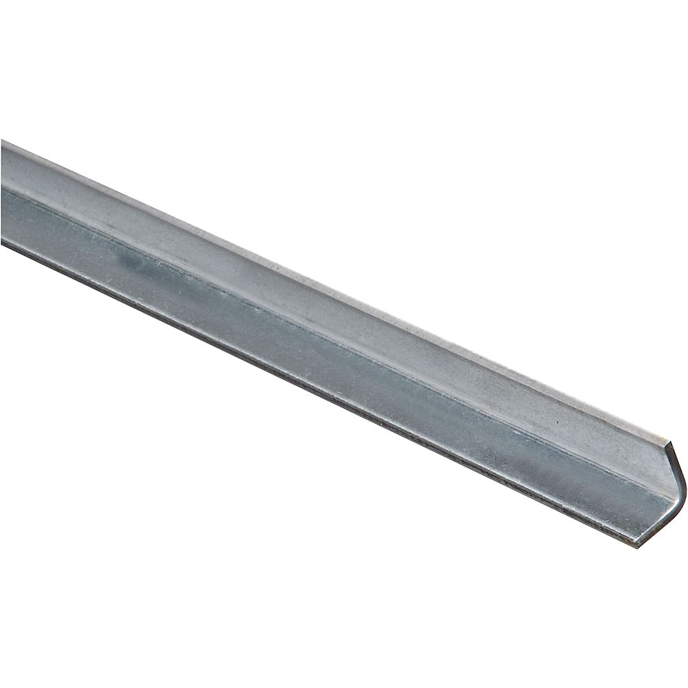 Stanley Hardware 4010BC Series N179-895 Angle Stock, 3/4 in L Leg, 36 in L, 0.12 in Thick, Steel, Galvanized