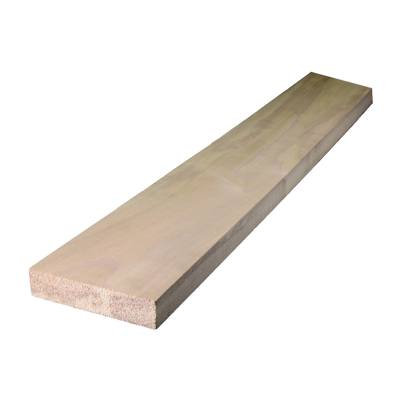 0Q1X4-27048C Hardwood Board, 4 ft L Nominal, 4 in W Nominal, 1 in Thick Nominal