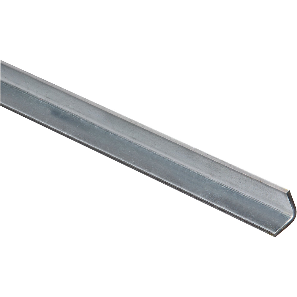 4010BC Series N179-903 Angle Stock, 3/4 in L Leg, 48 in L, 0.12 in Thick, Steel, Galvanized