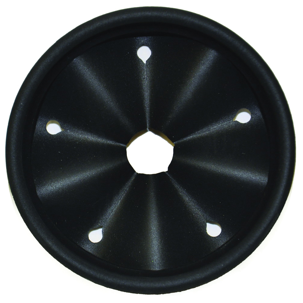 10428 Splash Guard, 3-3/8 in W, Plastic, Black