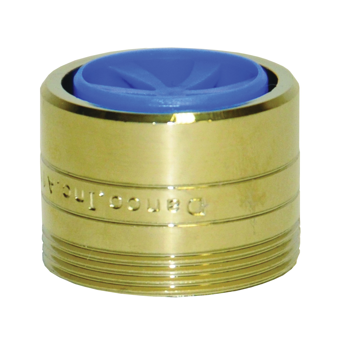 10478 Faucet Aerator, 15/16 x 55/64 in Male x Female Thread, Brass, Polished Brass, 1.5 gpm