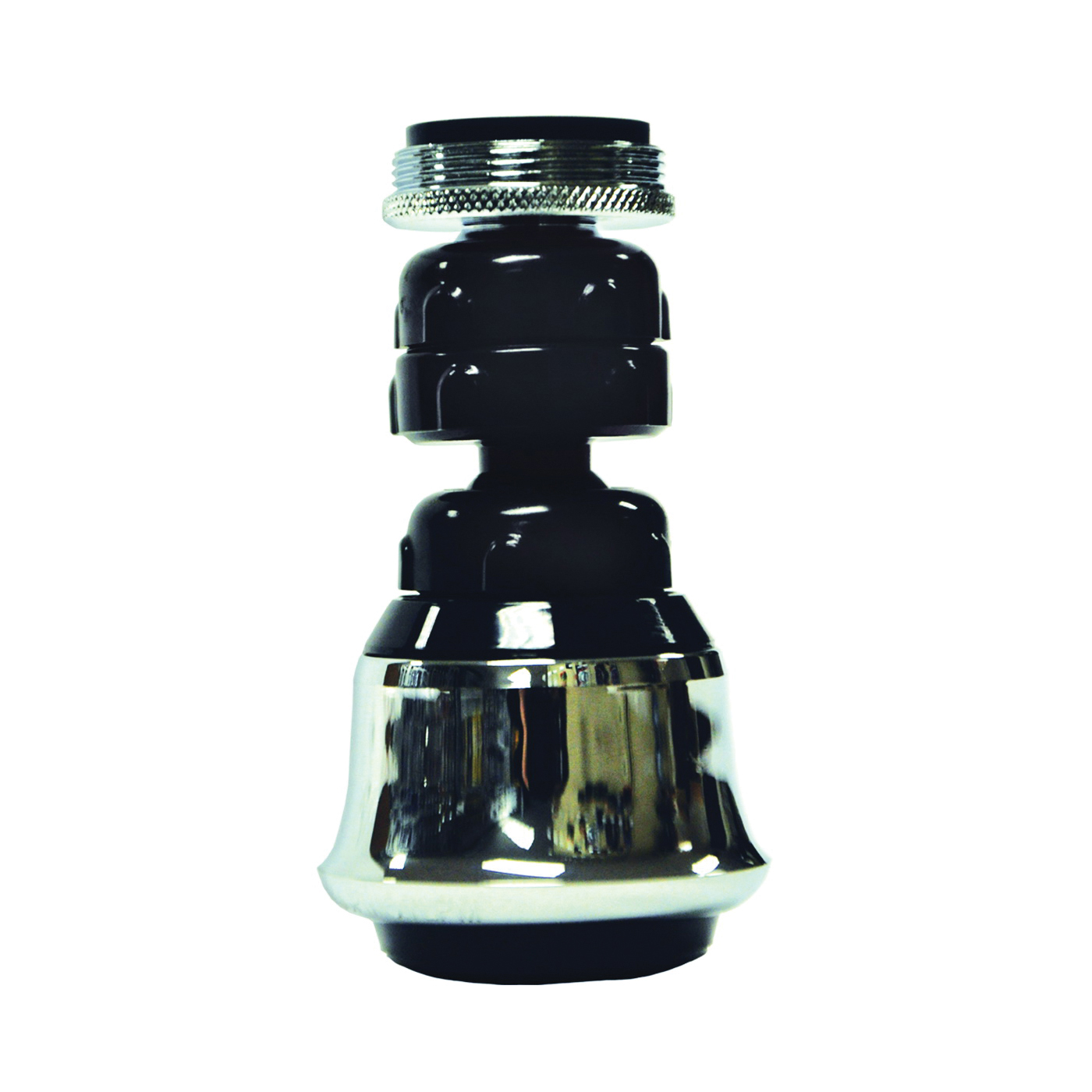 10500 Swivel Sprayrator, 15/16 x 55/64 in Male x Female Thread, Plastic, Chrome-Plated, 1.5 gpm