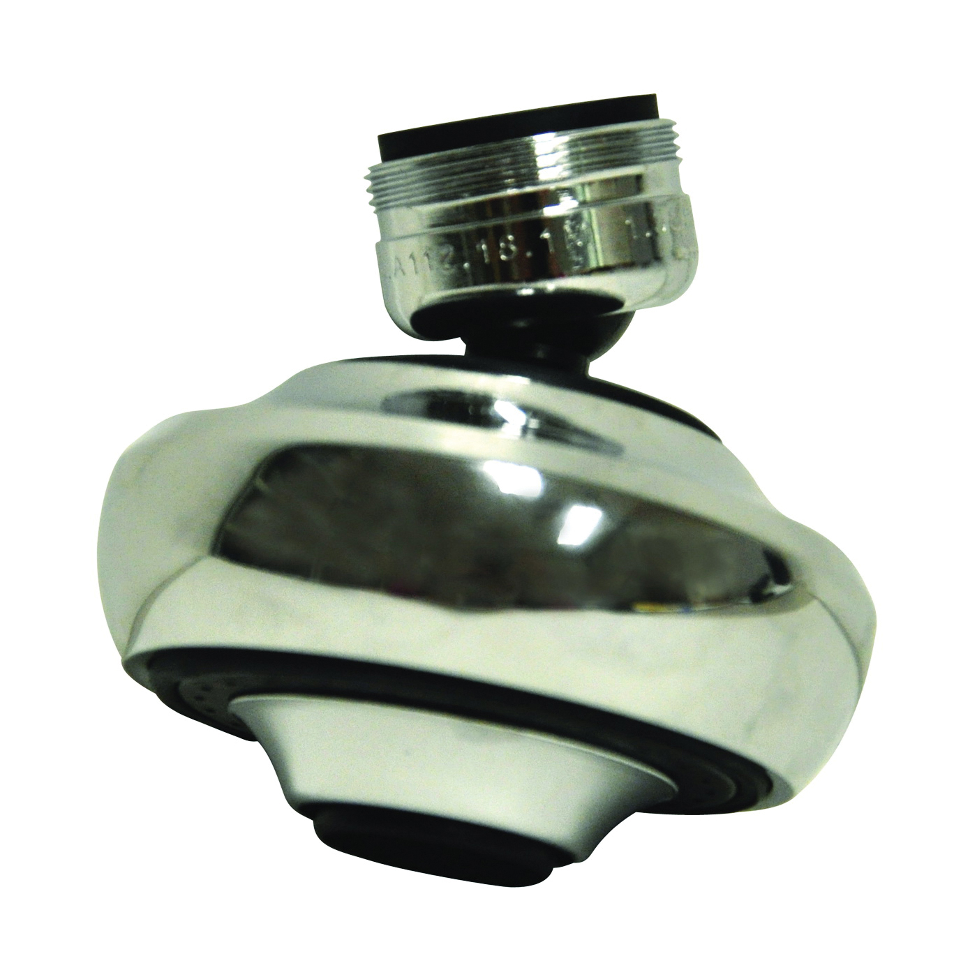 10501 Swivel Sprayrator, 15/16 x 55/64 in Male x Female Thread, Brass, Chrome-Plated, 1.5 gpm