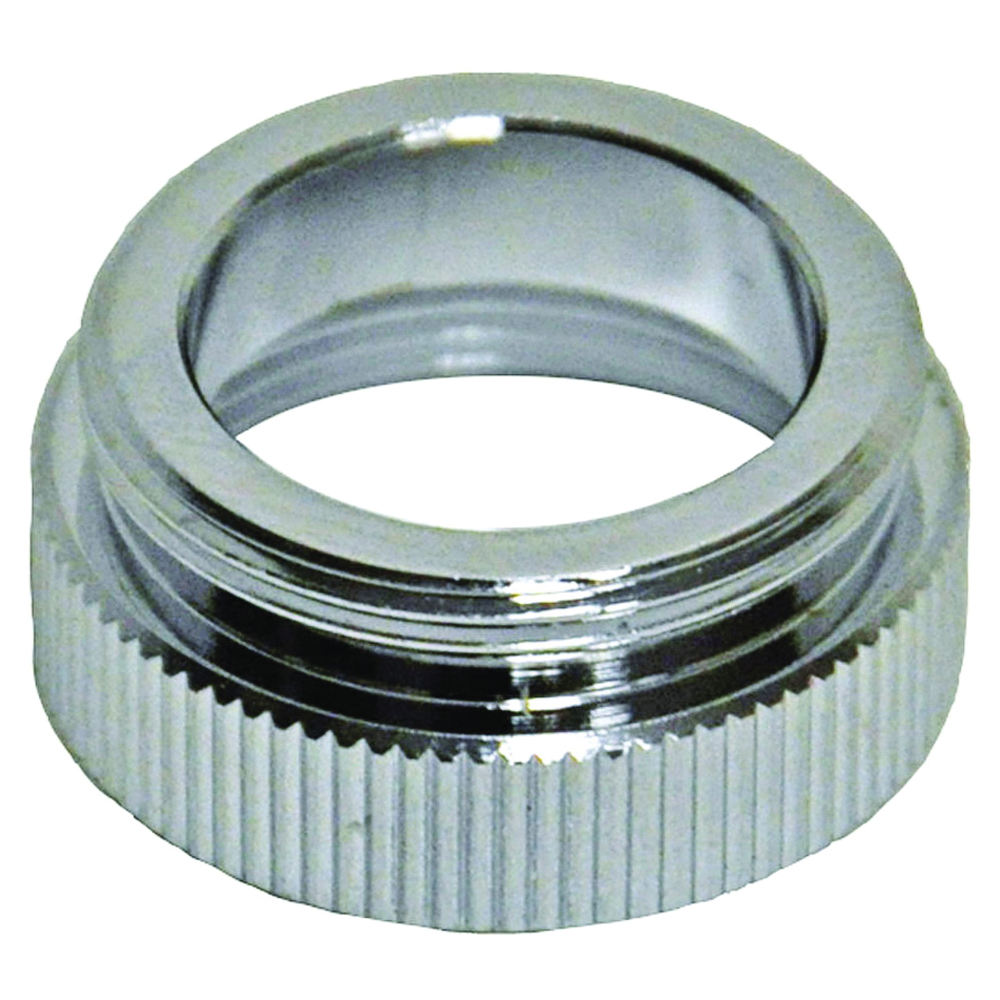 10526 Aerator Adapter, 13/16 x 55/64 in, Female x Male, Brass, Chrome-Plated