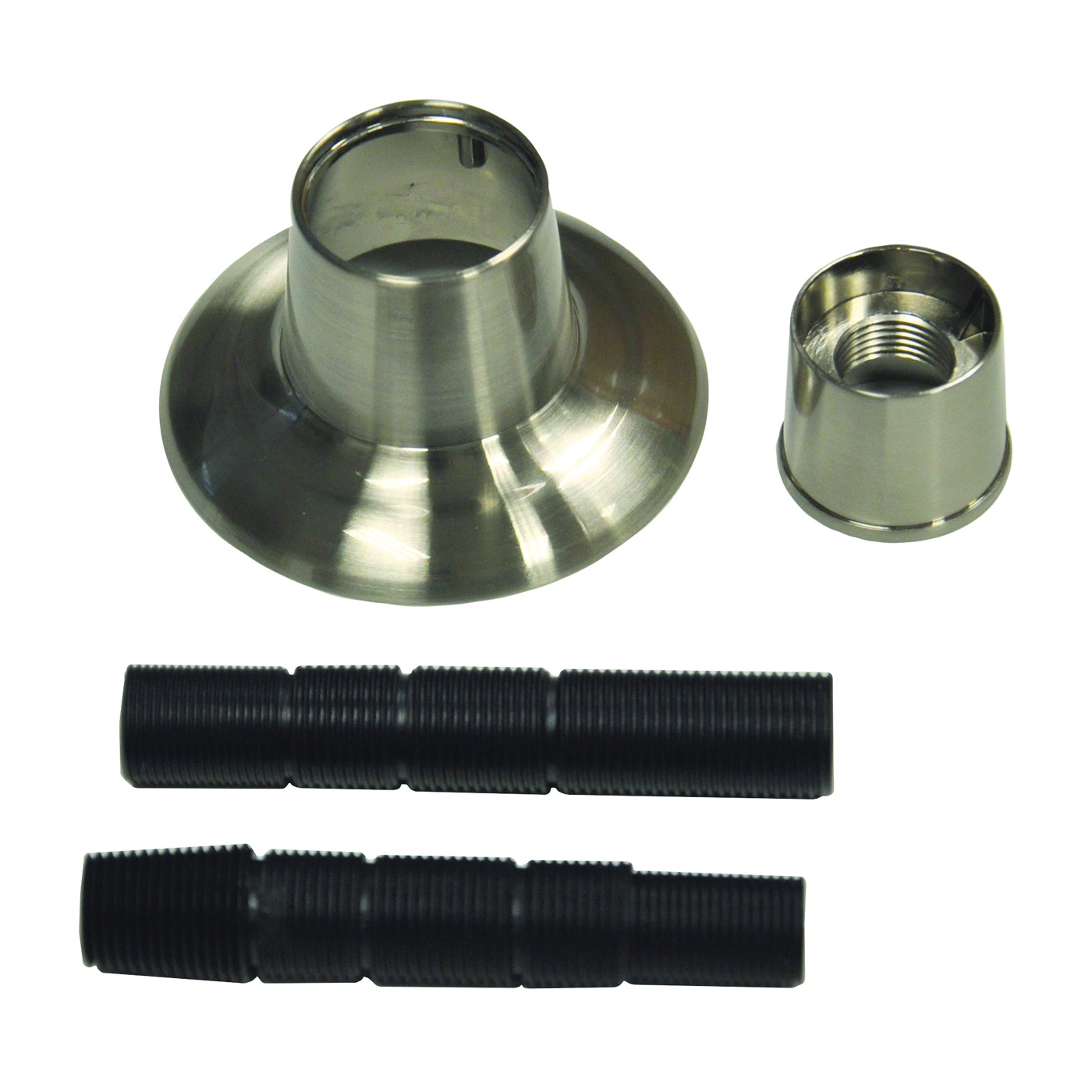 10765 Flange Set, 2-7/8 in OD, Metal, Chrome-Plated