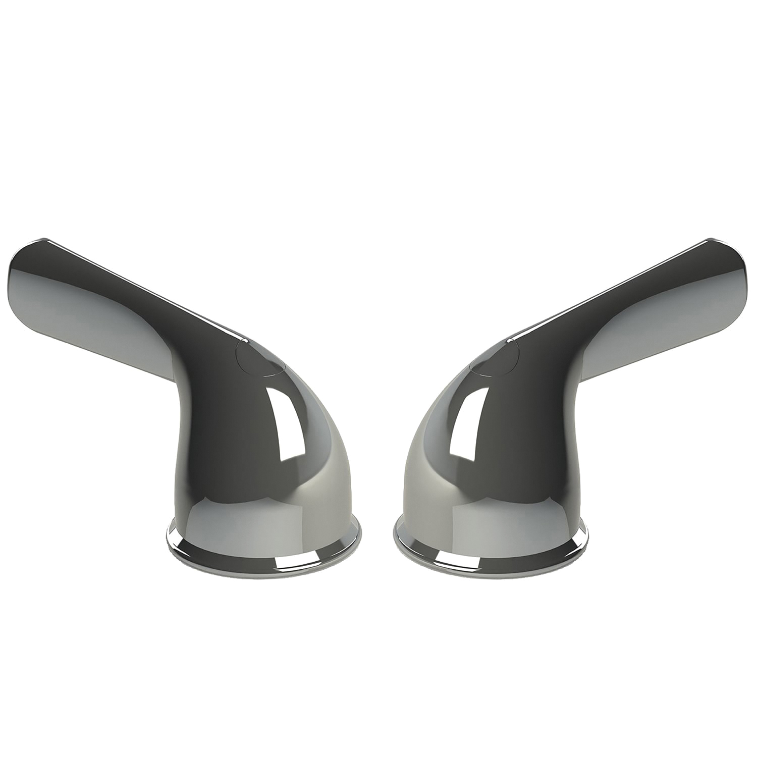 10537 Faucet Handle, Zinc, Chrome-Plated, For: Delta Two Handle Lavatory Faucets