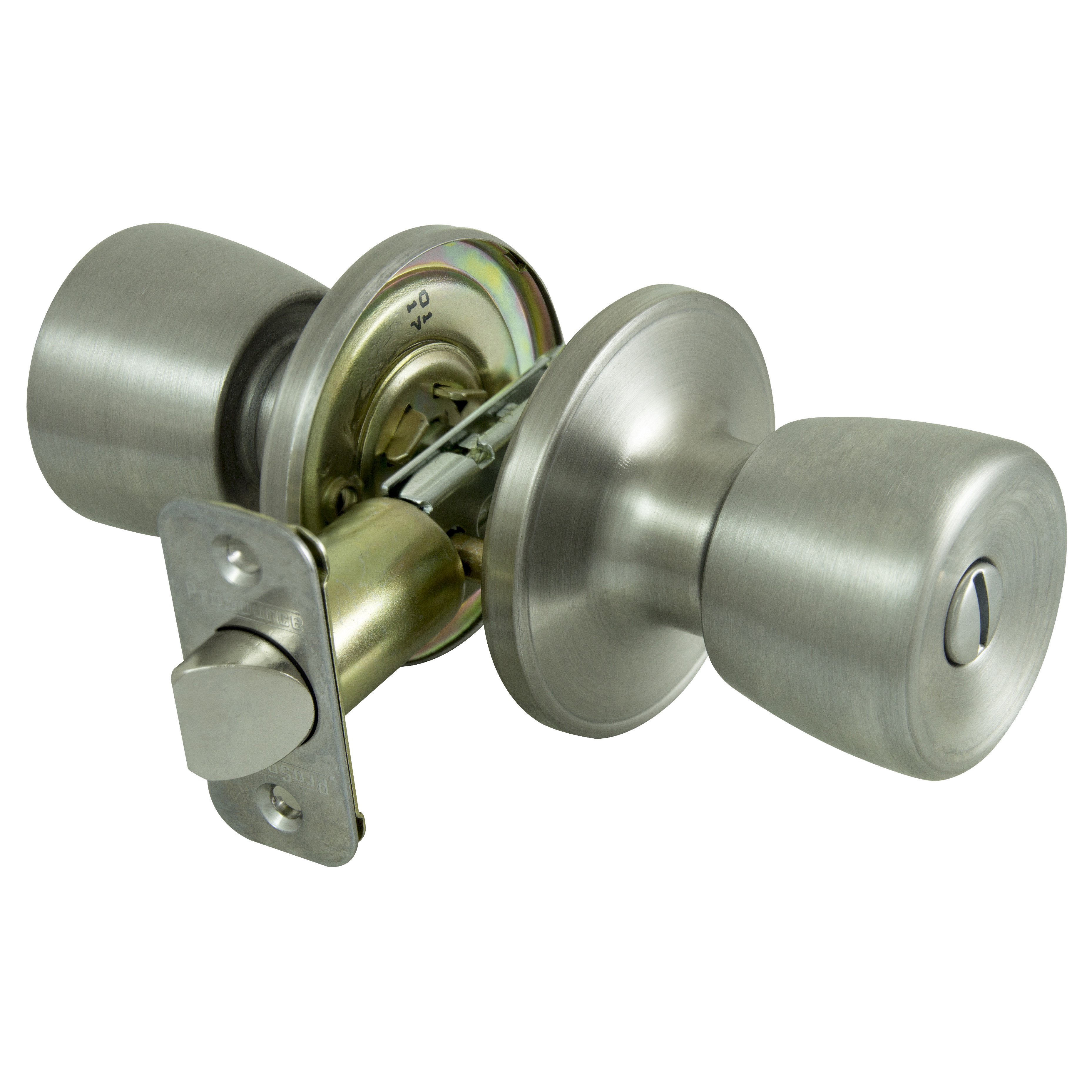 Privacy Lockset, Tulip Design, Stainless Steel