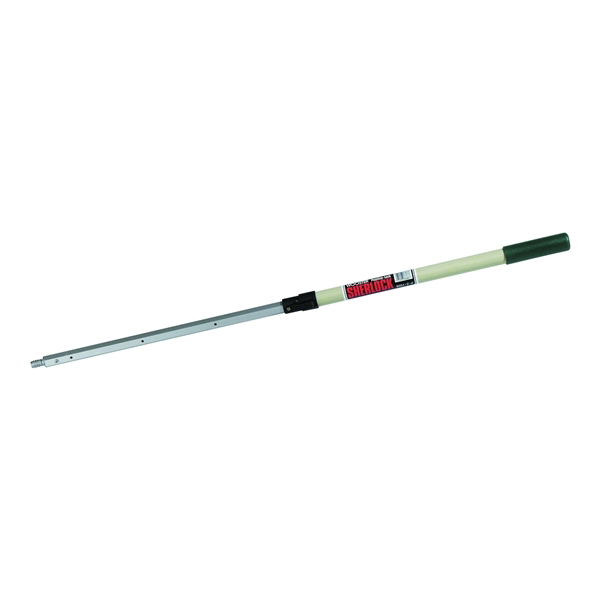 SHERLOCK R054 Extension Pole, 1-1/2 in Dia, 2 to 4 ft L, Aluminum/Fiberglass, Tan