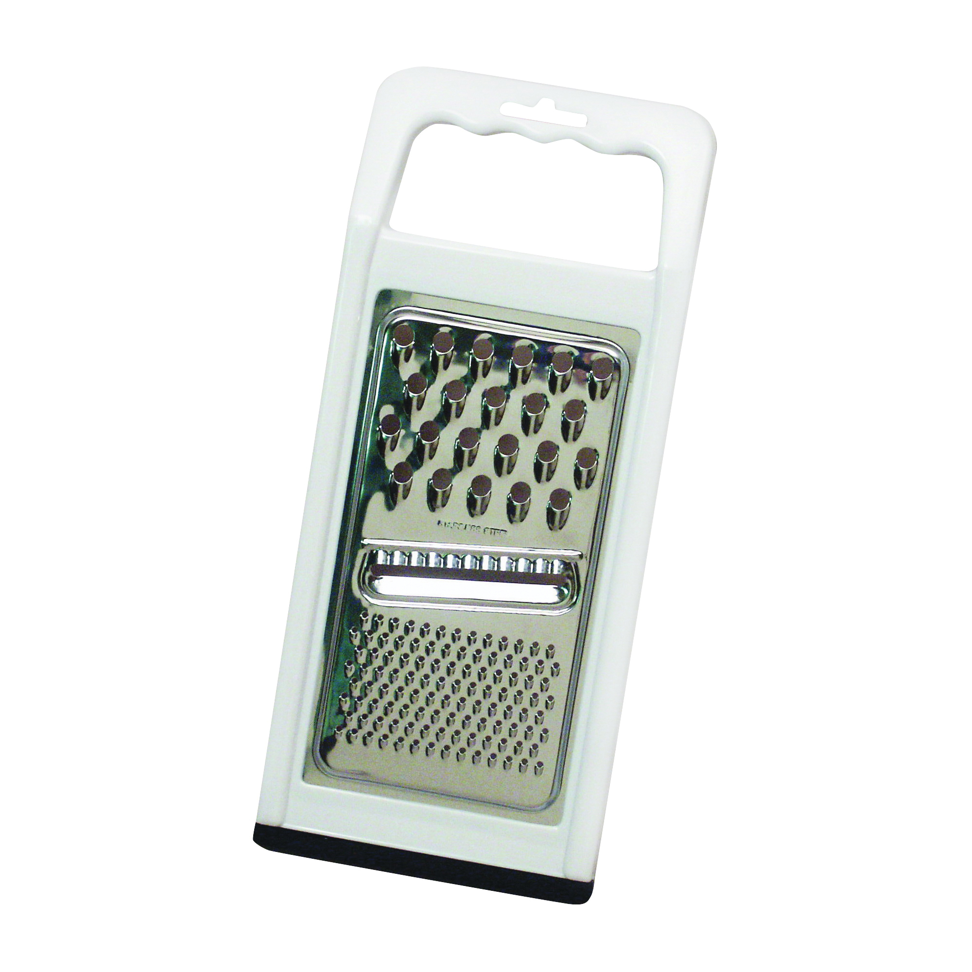 21005 Fine Grater, Plastic/Stainless Steel, White