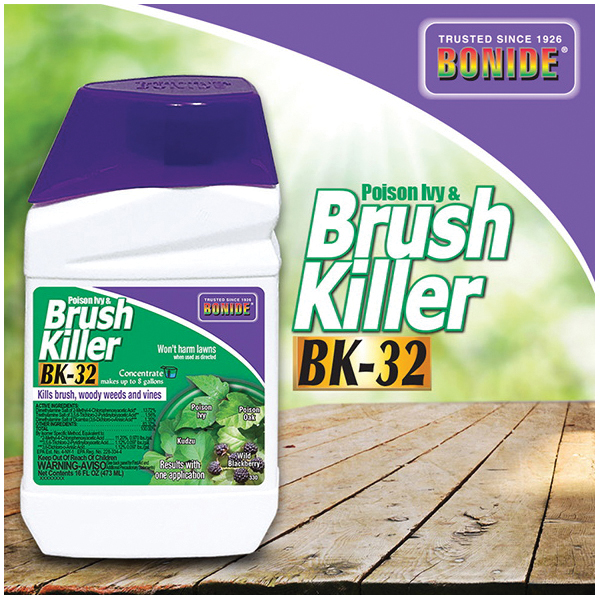 Bonide 330 Brush Killer, Liquid, Clear Yellow, 16 oz - 4