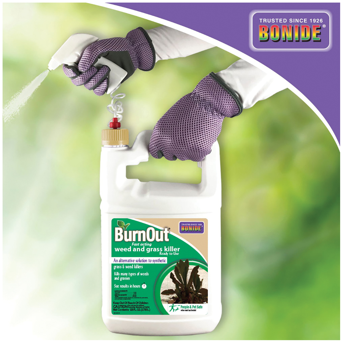 Bonide 7492 Weed and Grass Killer, Liquid, Light Yellow/White, 1 gal
