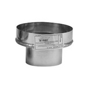 243246 Chimney Adapter, 3 in Connection, Stainless Steel, Galvanized