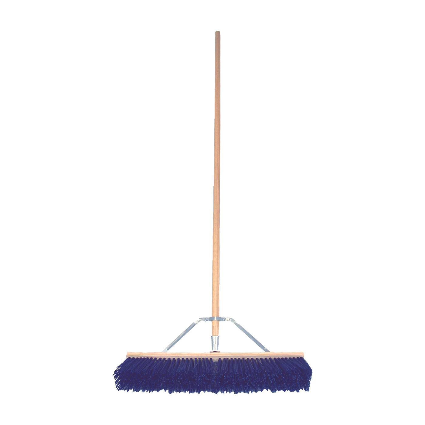 6024-4 Street/Barn Broom, 4-1/2 in L Trim, 24 in Sweep Face, Polypropylene Bristle, Hardwood Handle