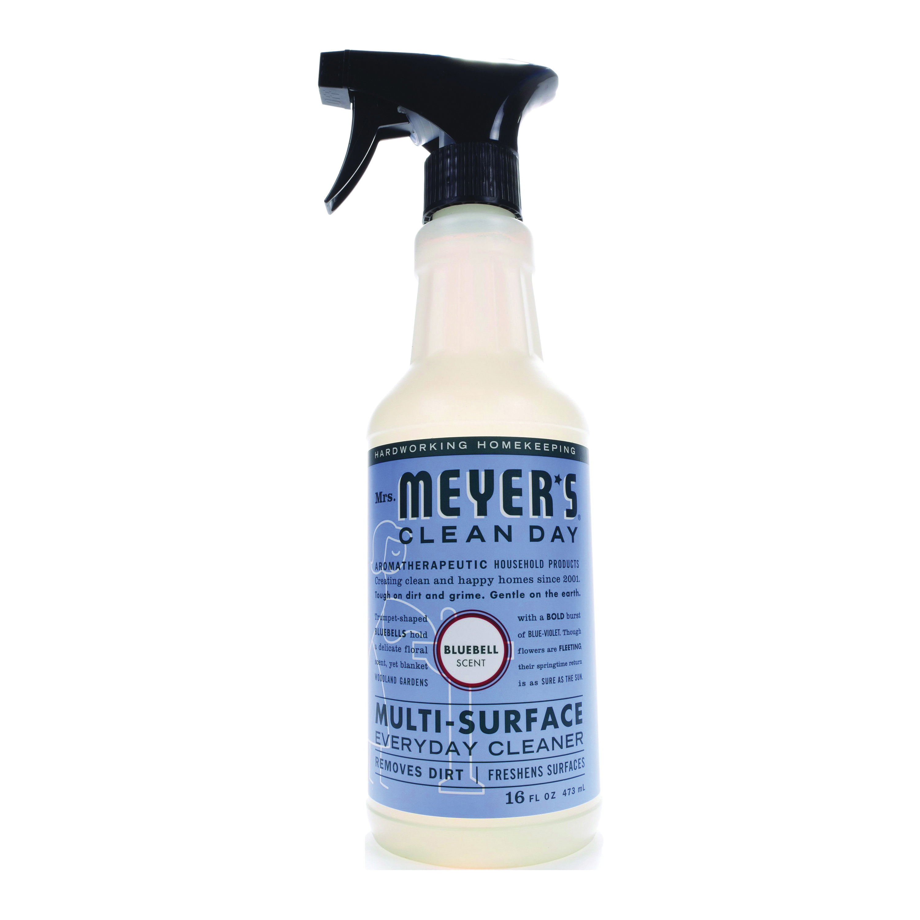 Clean Day 17941 Multi-Surface Cleaner, 16 oz Spray Bottle, Liquid, Bluebell