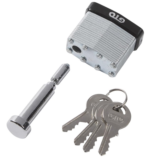 MIGHTY MULE FM133 Security Pin Lock, Steel - 1