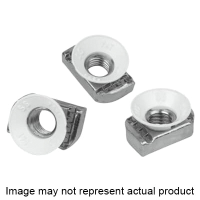 ZCM1001/2-10 Cone Nut, 1/2 in, Nylon/Steel, Gold, Galvanized