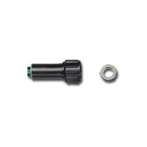 R321CT Swivel Adapter, 3/4 x 1/2 in Connection, MPT x Compression, Black